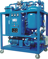 Turbine oil purifier system