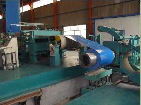 steel plate color coating line