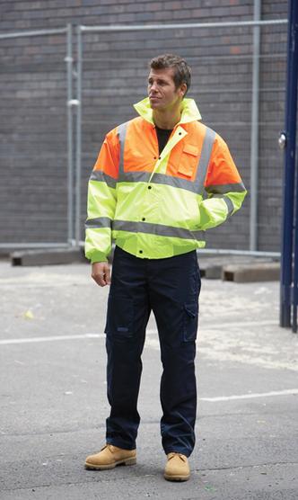 Hi Vis waterproof jacket