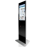 Interactive advertising kiosk