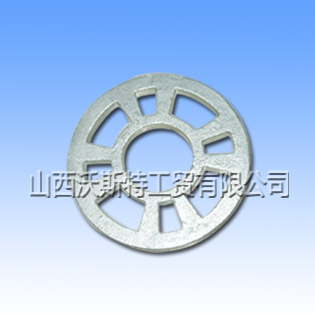 Rosette for ringlock system scaffolding