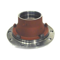 Brake drum and wheel hub