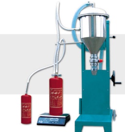 Fire extinguisher powder filler