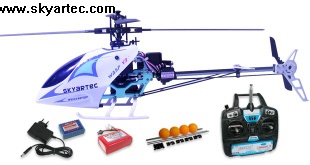 SKYARTEC 6 CH WASP V3 PPM 3D Aerobatic RC Helicopter RTF w/ Gyro + Servo + Brushless + Li-Po + Belt driver