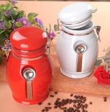 ceramic porcelain canister set