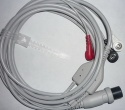 One Piece ECG Cable with 3 Leads