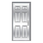 stainless steel door