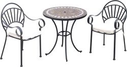 Metal/mosaic furniture