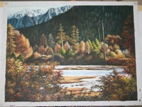 landscape painting of fine art