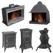 wood burning stove