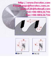 T. C. T. Sawblades for Wood Cross Cutting