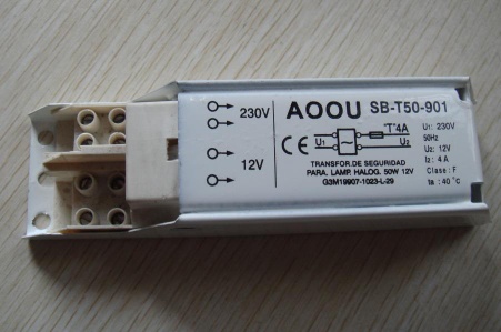 Magnetic transformer for Low-voltage (12V) halogen incandescent lamp