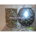 KR1013, Wicker Lighting, Antique Lamp, Eco-Friendly Lighting