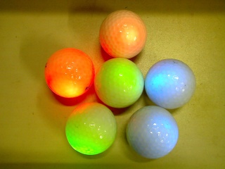 flashing golf ball