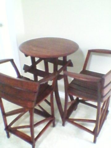 Bistro Table and Stools