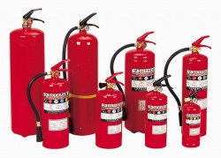 dry powder fire extinguishers