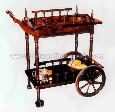 Wooden Tea Cart