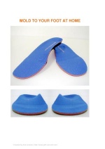 RTV Silicone Injection Moldable Custom Orthotic Insole