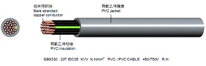 Control Cable CU/PVC/PVC 450/750V 0.6/1KV