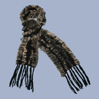 Rabbit Fur Scarf