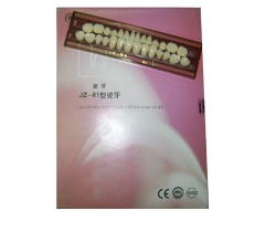 white alloy nail porcelain tooth