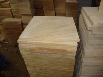 yellow sandstone tile