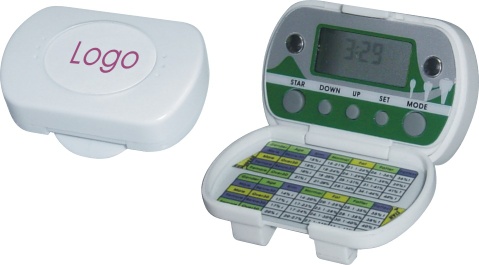 Pedometer with Fat Analyzer