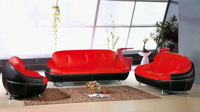 modern leather sofa