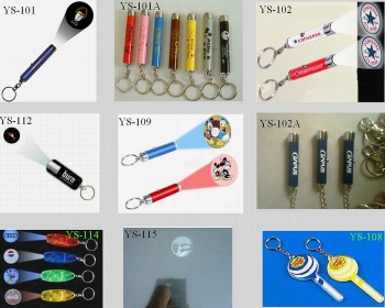 LED projection torch /LED flashing light /LED keychain