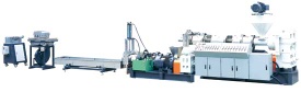 Plastic recycling pelletizing machine