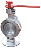 Tri-eccenfric hard-seal Pneumatic bufferfly valve