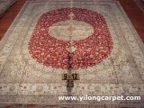 Persian silk carpet