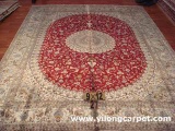 Persian silk rug