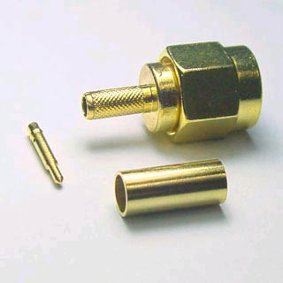 SMA PLUG STRAIGHT CRIMP