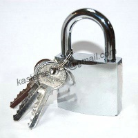 Chrome Plated Iron Padlock