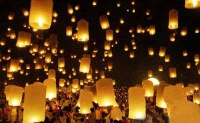 columned sky lantern