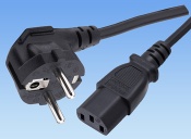 Computer 3 pin power cord(Schuko)