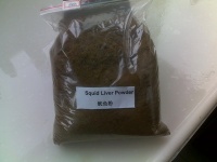 Squid liver powder