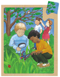 Kids at Play Puzzle Set - Nature