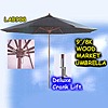 Wood Umbrella, Beach Umbrella, Garden Umbrella