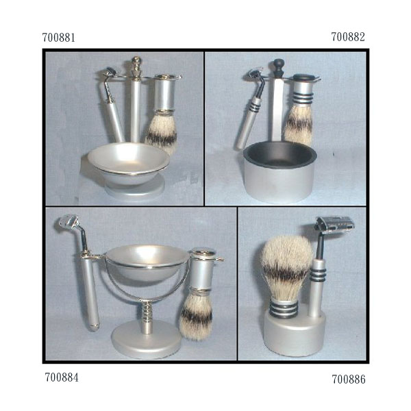 Aluminium Shaving Set