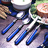 Flatware Set W / Color Available Acrylic Plastic Handle