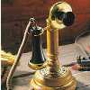 Wood Candlestick Telephone