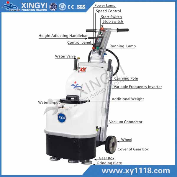 More effective marble floor grinders