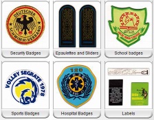 woven badges