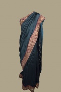 Organic black saree