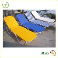 Aluminum sun lounger