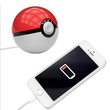 christmas sale 8000mah led projection pokeball magic ball pokemon go power bank