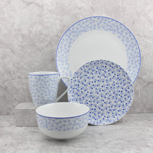 blue dinnerware 16pcs for 4