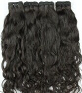 Natural wave hair weft